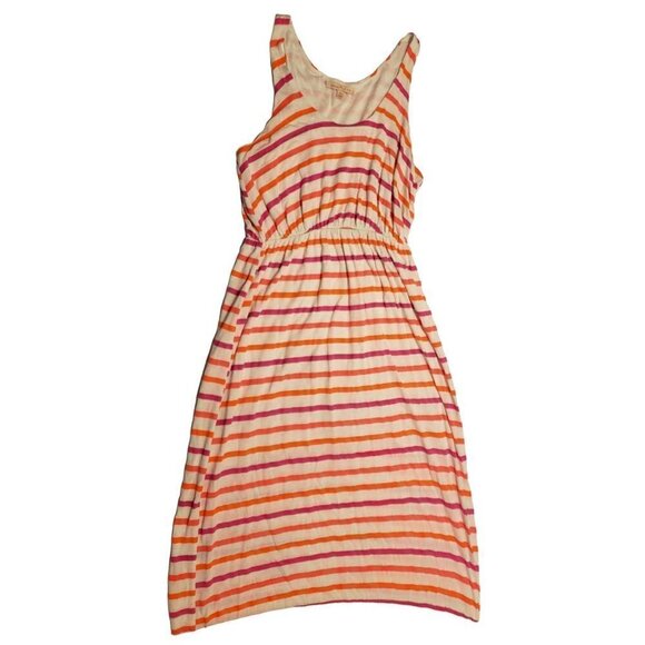 Gibson Latimer Multicolor Stripe Maxi Tank Dress Womens Size Medium - Picture 1 of 2